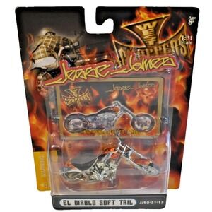 2004 Jesse James West Coast Choppers El Diablo Soft Tail JJ05-31-12 1:31 Scale